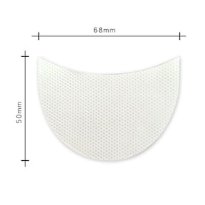 100Pcs Eyeshadow Shields Makeup Tape, Professional Adhesive Under Eye Crease Shields, Non-Woven Fabric, Disposable, for Eyeliner and Eye Makeup