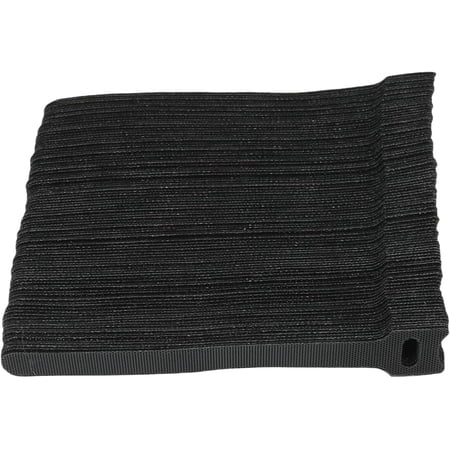 100pcs Reusable Cable Ties,Self Adhesive Fastening Cable Ties Adjustable Wire Cord Organizer Ties for Cable Fixing (Black)