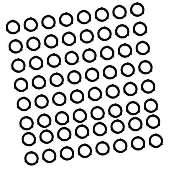 100Pcs Faucet Joint Water Stop Gasket Wear Resistant Toilet Repair Seals