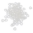 thumbnail image 1 of 100Pcs Faux Pearl Heart Flatback Beads Cabochons Wedding Decor Card Making, 1 of 8