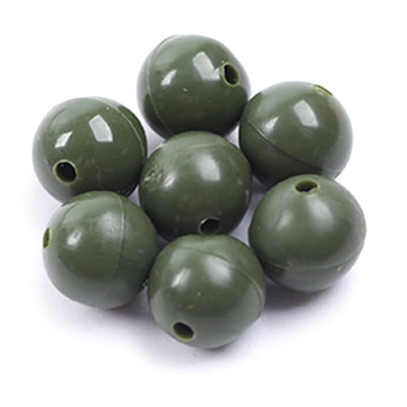 100Pcs Fishing Baits Eggs Rigs Beads Tackle Lures Accessory Fishing Shock Beads Soft Plastic Round Fishing Shock Beads