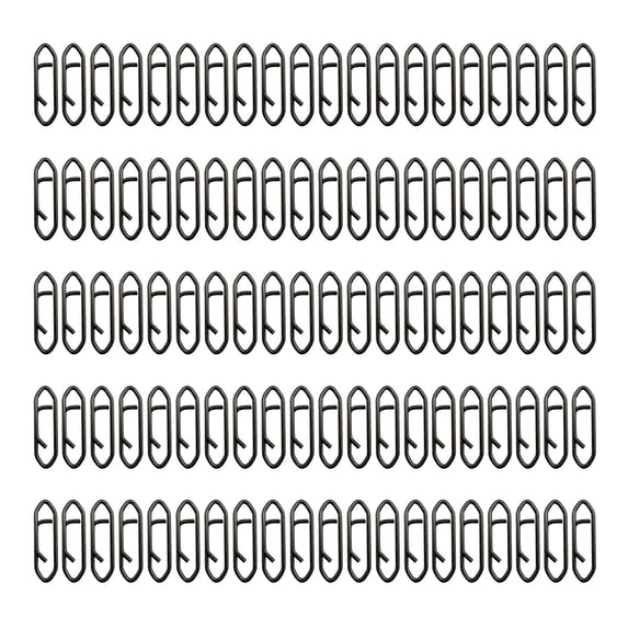 100Pcs Fishing Power Speed Clip High Strength Stainless Steel Fishing Lure Quick Change Snap Connector Saltwater Freshwater Fishing Accessories