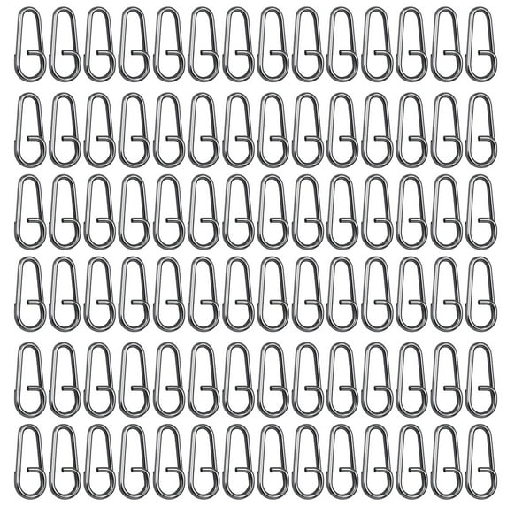 100Pcs Fishing Split Rings Fishing Lures Connectors High Strength Lures Rings Saltwater Terminals Tackle Connector