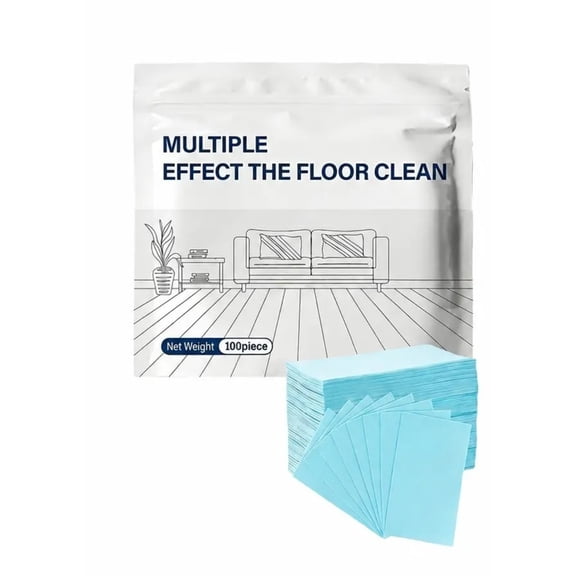 100Pcs Floor Cleaning Tablets Multi-Surface Antibacterial Deodorizer