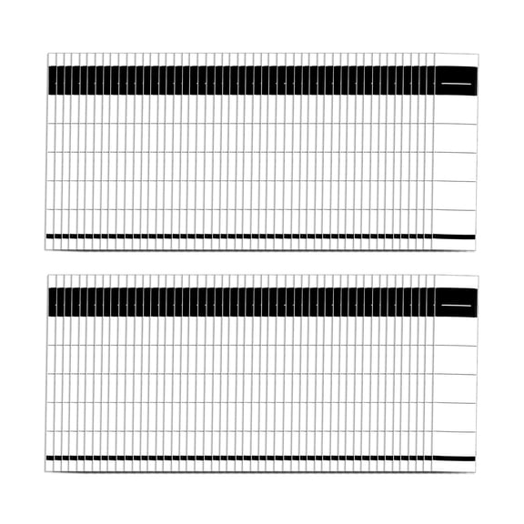100Pcs Folder Labels Self-Adhesive Folder Spine Sticker 5.4x19cm 3.6x19cm Self-Adhesive Folder Spine Label Sticker