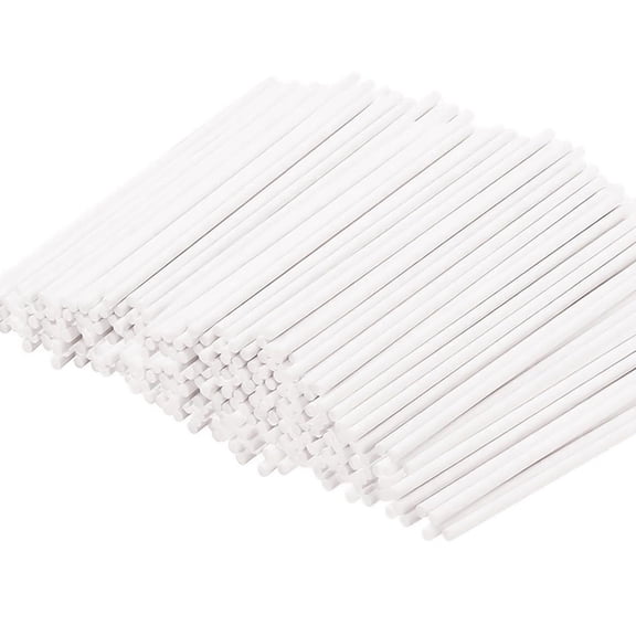 100Pcs Food Grade Paper Cake Sucker Stick White Paper Lollipop Stick