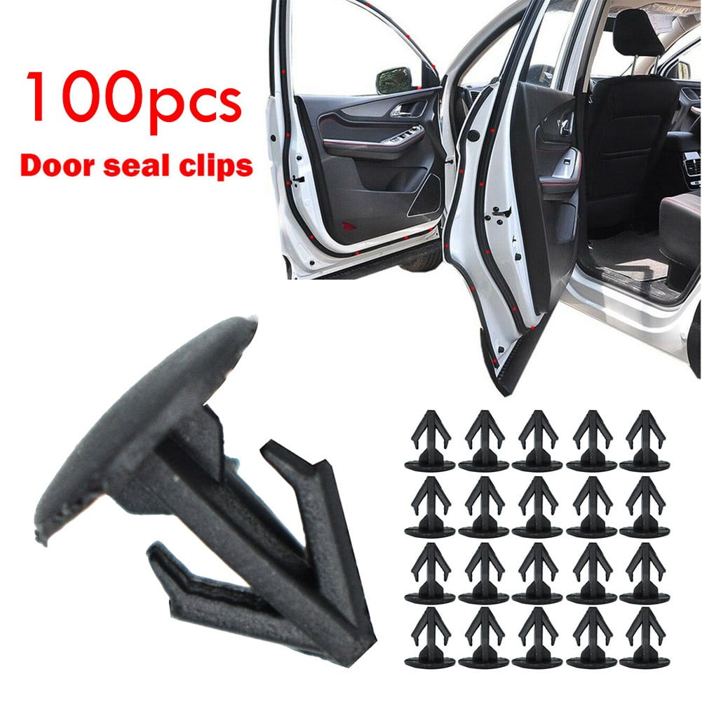 2 New Toyota Tacoma Fuel Door Retainer Rivet Clips – Fits 2005-2021 Models, OEM Style, Black