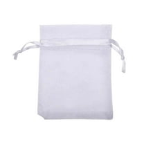 100Pcs Fruit Protection Bags, 3.54*2.75in Grape Strawberry Netting Cover Drawstring Mesh Bags, Bird and Insect Netting Bags Planting Seed Bags Pest Barrier for Blueberry Small Fruit (White)