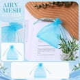thumbnail image 1 of 100Pcs Fruit Protection Bags, Green Netting Cover Bags Drawstring Mesh Fruit Protectors Pest Barrier for Tomato Mango Trees Veggies Garden(L,Sky Blue), 1 of 6