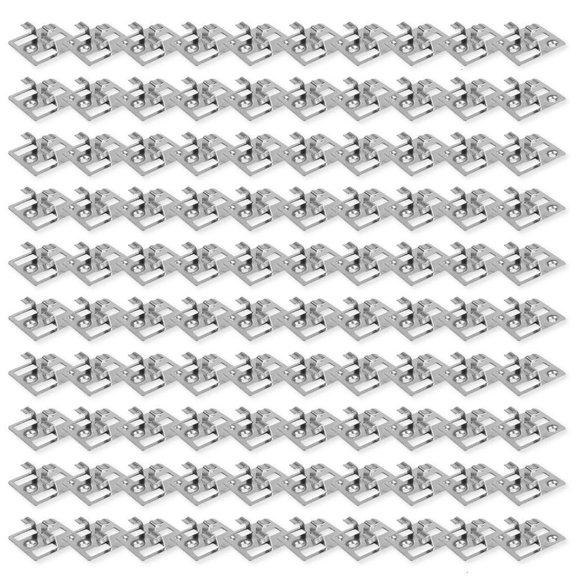 100Pcs Gaps Fastener Stainless Steel Patios Clip Exterior Composite Deck Clip