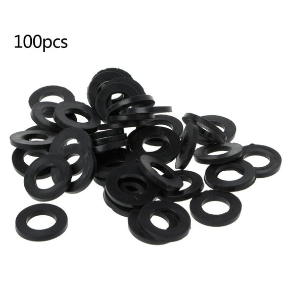 100Pcs Garden Hose Washer Seal O Ring Gasket Flat Rubber Washer Hose Accessories