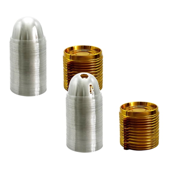 100Pcs Garneck Mini Cake Boxes With Dome Lid Individual Plastic Cupcake Containers For Mini Cakes And For Baking Parties And Cake Mould Home Decor