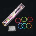 thumbnail image 1 of 100Pcs Glow in the Dark Party Supplies, Glow Sticks - 100Pcs Glow Sticks Necklaces Bracelets Light Up Party Favors Pool Party Wedding Concert Halloween, Glow Sticks Halloween 0.2X8 Inch, 1 of 9