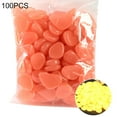 thumbnail image 1 of 100Pcs Glow in The Dark Garden Pebbles, Outdoor Decorative Stones for Walkways Aquarium, 1 of 8