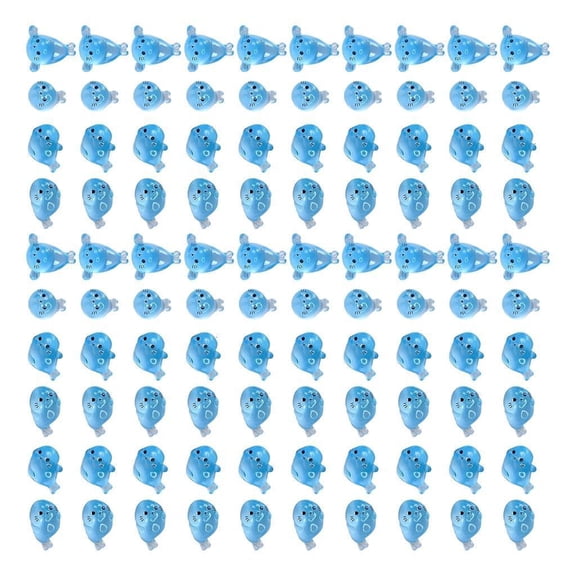 100Pcs Glowing Seal Figurines for DIY Projects Resins Craft Marine Theme Display