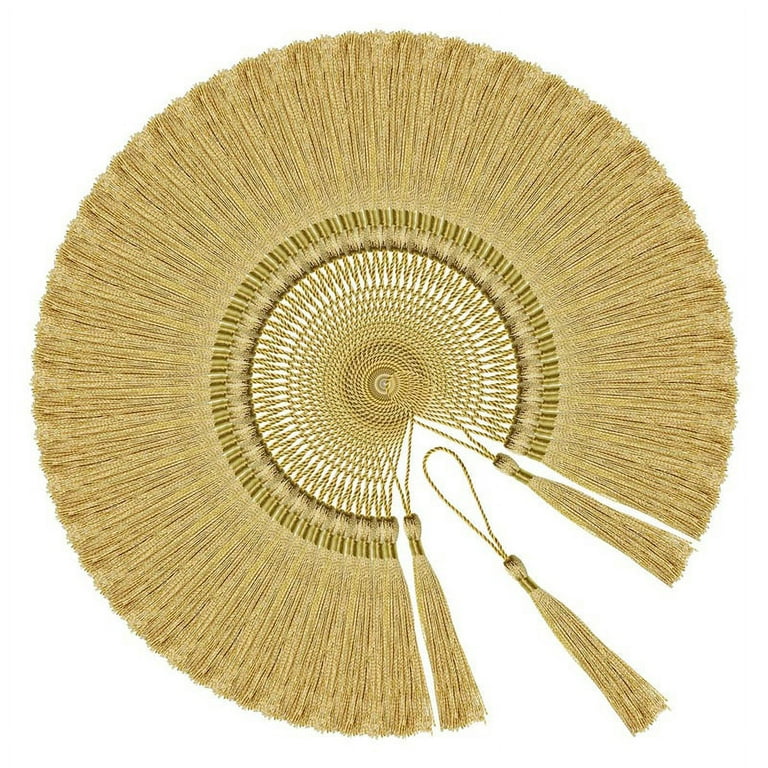 100Pcs Gold 13cm/5-Inch Handmade Soft Tassels Floss Bookmark Tassels for  Jewelry Making, DIY Projects, Bookmarks 
