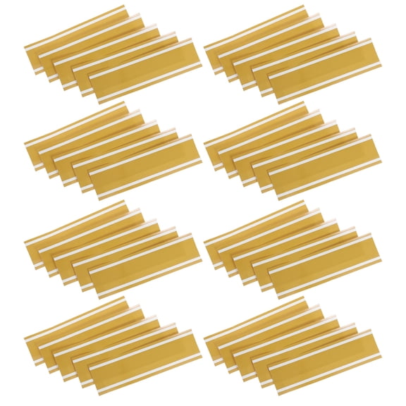 LITINKIMI 100Pcs Golden Paper Napkin Wraps Self Adhesive for Sleek Silverware Presentation At Events