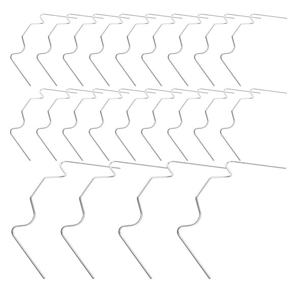 100Pcs Greenhouse W Glass Stainless Steel Clamps Metal W Wire Glass Fixing Clips