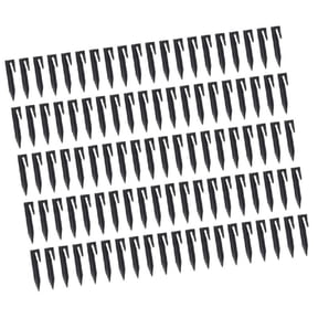 100Pcs Ground Peg Boundaries Nails Fixing Pin Garden Lawns Peg Landscape Edging Stakes Lawns Accessory