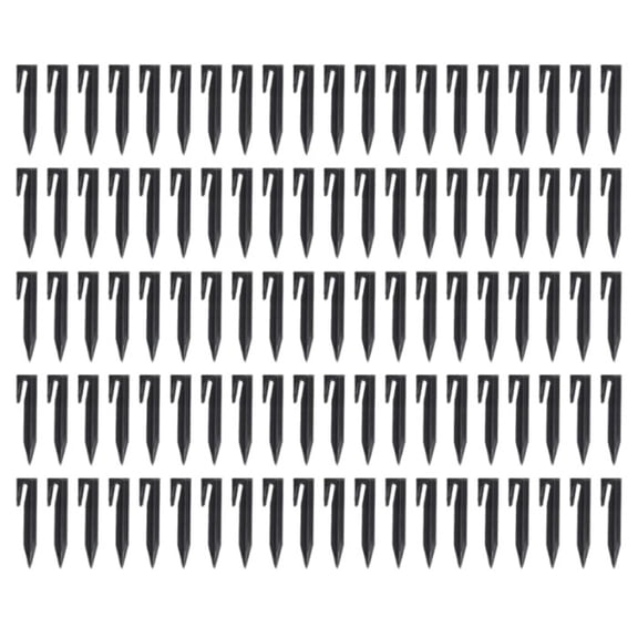 100Pcs Ground Spikes Fixing Pin Landscape Edging Stakes Garden Stakes Spikes Hook for Robotic Lawnmower Enduring