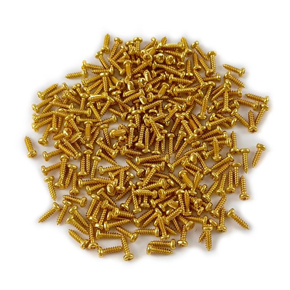100Pcs Guitar Pickguard Screws, Bass Pickguard Screws Set Guitar Mounting Screws