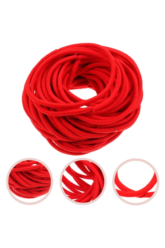 100Pcs Hair Ties Children Colorful Hair Ropes Decorative Hair Bands Girl Headdress