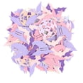 thumbnail image 1 of 100Pcs Halloween Table Confetti, Halloween Metallic Table Confetti Purple Pink Bat Witch Hat Spider Web Shiny Sequins Party Table Scatter Supplies DIY Crafts Holiday Scrapbooking Decorations, C, 1 of 7