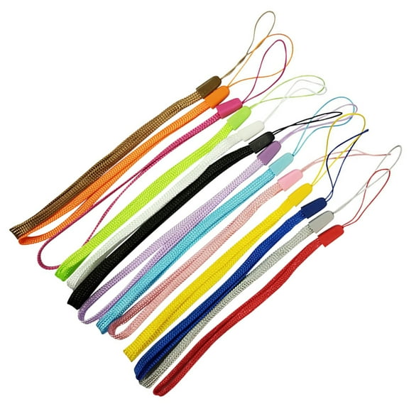 100Pcs Hand Wrist Strap Lanyard 7inch Nylon String for USB Flash Drive Cell Phone Camera