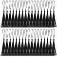 thumbnail image 1 of 100Pcs Handmade Keychain Tassels,Soft Silky Small Tassel with Floss Cord Loops,Mini Craft Tassel,for DIY Projects Bookmarks Jewelry Making Black 5Inch, 1 of 6