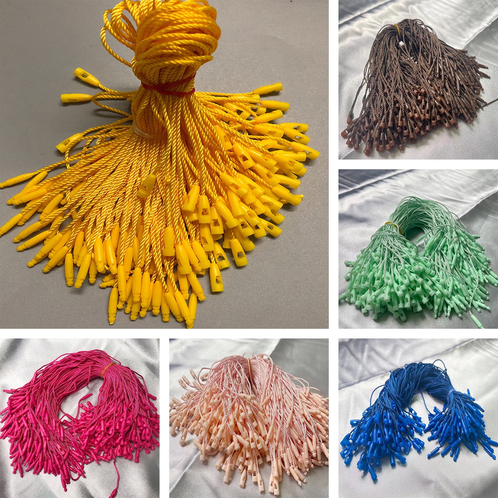 100Pcs Hang Tag Strings Firmly Tear-resistance Clothes Tag Ropes with ...