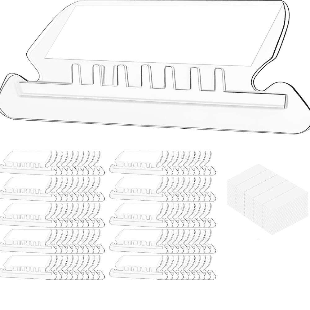 100Pcs Hanging File Folder Tabs with Inserts for Office/School ...