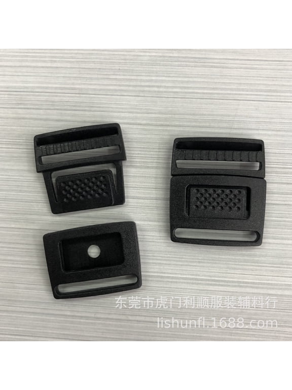 100Pcs Hat Center Release Buckles Detachable Plastic Buckles Strap Buckle Center Release Buckles