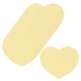 thumbnail image 1 of 100Pcs Heart Cutouts Paper 2.5x3 Inch Heart-Shape Cards for DIY Light Yellow, 1 of 6