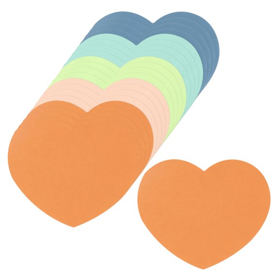 100Pcs Heart Cutouts Paper for Valentines Day DIY Craft Art Project