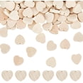 thumbnail image 1 of 100Pcs Heart Shape Wood Beads with 2.5mm Hole Wooden Heart Beads 20mm Unfinished Wooden Loose Beads Heart Spacer Beads for Bracelets Jewelry Making Hair DIY Craft Handmade Decor Colorful, 1 of 9