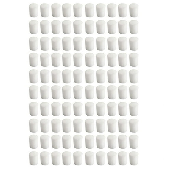 100Pcs Hydroponic Sponge Cylindrical 19 mm for Vegetable Plant Cultivation in Net Pots, Plant Growth Accessories