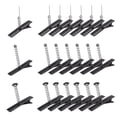 thumbnail image 1 of 100Pcs Iron Blank French Barrette Hair Clip 4 Sizes 39/51/59/78mm Long Platinum for DIY Hair Accessories Making, 1 of 10