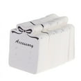 thumbnail image 1 of 100Pcs Jewelry Display Card Earrings Ear Studs Packing Hang Tag Rectangle Holder, 1 of 10