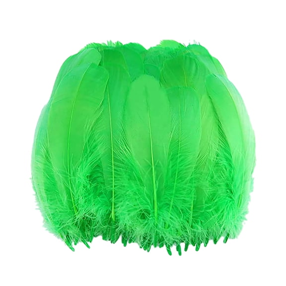 100Pcs Large Floating Goose Feathers, White Marabou DIY Craft Feathers for Wedding Home Decor, 100 Pieces