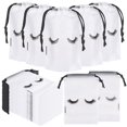 thumbnail image 1 of 100Pcs Lash Bags for Clients Lash Goodie Bags for Clients Bags Eyelash Extensions Makeup Bags Clear, 1 of 7