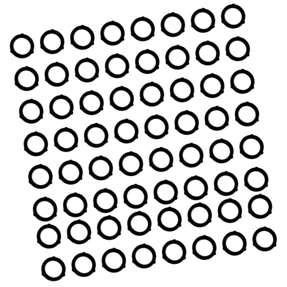 100Pcs Leakproof Faucet Joint Water Stop Gasket O Rings Seals Bathroom Fixtures