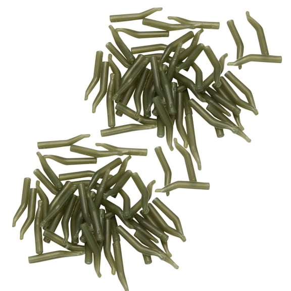 100Pcs/Lot Carp Fishing Hook Sleeve Hair Line Aligner Soft Anti Fishing / Line Aligners Accessories