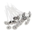 thumbnail image 1 of 100Pcs Low Smoke Candle Wicks w/ Tabs 2.5/3/3.5/5.5/6/7cm DIY Candles[55mm], 1 of 8