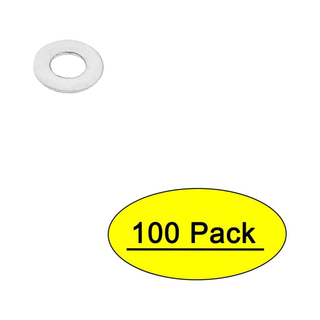 100Pcs M1.6x4mmx0.3mm Stainless Steel Metric Round Flat Washer for Bolt