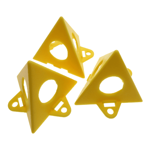 100Pcs Mini Paint Stands Tool Set for Woodworking Paint Rack Paint Bracket Auxiliary Triangular Paint Pad