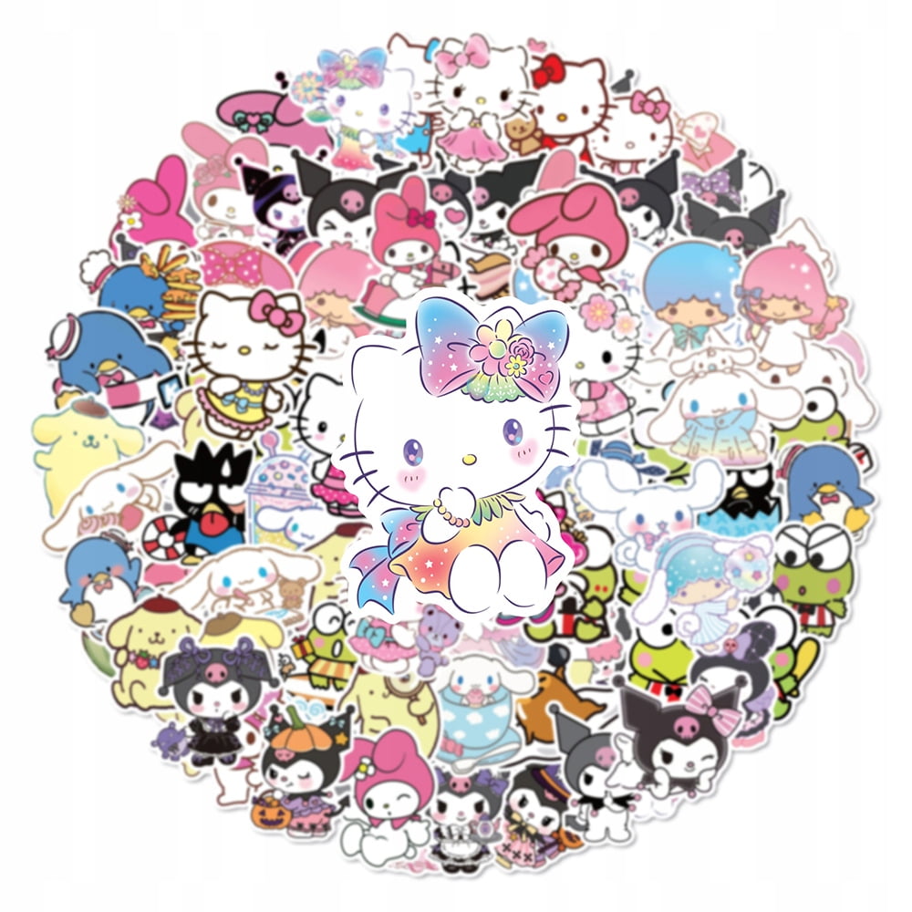 100Pcs Mixed Cute Cinnamoroll Kuromi Melo Loh7986 - Walmart.com