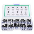 thumbnail image 1 of 100Pcs Micro Momentary Push Button Switch Kit Normally Open Tactile Switches Small Push Button Switch for DIY Projects Limit Switch Replacement, 1 of 6