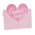 thumbnail image 1 of 100Pcs Mother's Day Heart Greeting Cards Foldable Love Heart Greeting Cards - 7cm x 9cm, 1 of 6