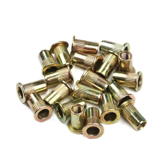 100Pcs Multi Size Rivet Nuts Stainless Steel Rivnuts Blindnuts Nutserts Nuts Insert Rivet M3 M4 M5 M6 M8 M10 M12