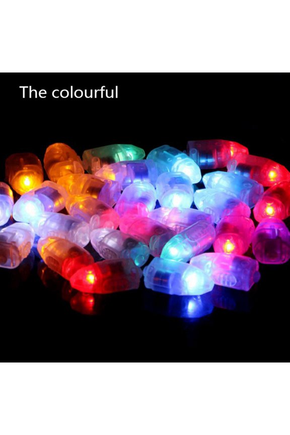 100Pcs Multicolor LED Balloon Light,Flash Ball Lamp Mini Ball Light for Paper Lantern Balloon,Indoor Outdoor Party Event Fun Birthday Party Wedding Decor
